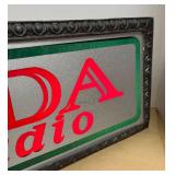 LLR - Vintage FADA Light Up Radio Sign - Vintage Electric Advertising Sign LLR - Vintage FADA Light Up Radio Sign - Vintage Electric Advertising Sign