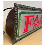 LLR - Vintage FADA Light Up Radio Sign - Vintage Electric Advertising Sign LLR - Vintage FADA Light Up Radio Sign - Vintage Electric Advertising Sign