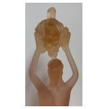 LLR - Murano Glass Satin Frosted Figural Decor LLR - Murano Glass Satin Frosted Figural Decor