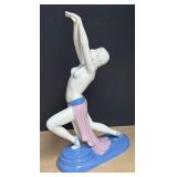 Moriyama Ceramic Art Deco Dancer Sculpture Moriyama Ceramic Art Deco Dancer Sculpture