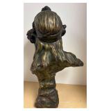 LLR - 'Iris' Art Nouveau Bust by Emmanuel Villanis LLR - 'Iris' Art Nouveau Bust by Emmanuel Villanis