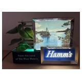LLR - Vintage Hamm's Beer Lamp - From the Land of Sky Blue Waters Sign LLR - Vintage Hamm's Beer Lamp - From the Land of Sky Blue Waters Sign