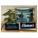 LLR - Vintage Hamm's Beer Lamp - From the Land of Sky Blue Waters Sign LLR - Vintage Hamm's Beer Lamp - From the Land of Sky Blue Waters Sign