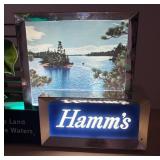 LLR - Vintage Hamm's Beer Lamp - From the Land of Sky Blue Waters Sign LLR - Vintage Hamm's Beer Lamp - From the Land of Sky Blue Waters Sign