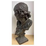 LLR - Antique Spelter Lady Bust LLR - Antique Spelter Lady Bust