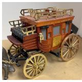 LLR - Overland Stage Express Co. Vintage Stagecoach with 2 Horses LLR - Overland Stage Express Co. Vintage Stagecoach with 2 Horses