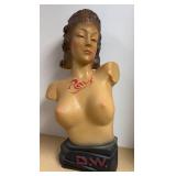 LLR - Vintage D.W. Ravi Original Art Deco Lingerie Bust LLR - Vintage D.W. Ravi Original Art Deco Lingerie Bust
