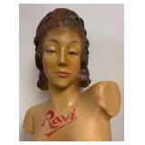 LLR - Vintage D.W. Ravi Original Art Deco Lingerie Bust LLR - Vintage D.W. Ravi Original Art Deco Lingerie Bust