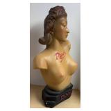 LLR - Vintage D.W. Ravi Original Art Deco Lingerie Bust LLR - Vintage D.W. Ravi Original Art Deco Lingerie Bust