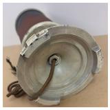 LLR - Vintage Art Deco Table Lamp with Grapevine Pattern Glass Shade & Ornate Base LLR - Vintage Art Deco Table Lamp with Grapevine Pattern Glass Shade & Ornate Base