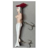 O - Vintage Mermaid Fishing Lure / Vintage Happy Hooker Mermaid Fishing Lure O - Vintage Mermaid Fishing Lure / Vintage Happy Hooker Mermaid Fishing Lure