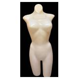 RR - Mannequin Torso - 36-Inch Tall Cream Plastic Female Form RR - Mannequin Torso - 36-Inch Tall Cream Plastic Female Form