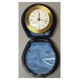 O - Vintage Semca Travel Alarm Clock with World Time Ring - Bezel, Germany O - Vintage Semca Travel Alarm Clock with World Time Ring - Bezel, Germany