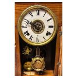 LLR - Wm. L. Gilbert Lake No. 6 Ornate Oak Mantel Clock LLR - Wm. L. Gilbert Lake No. 6 Ornate Oak Mantel Clock