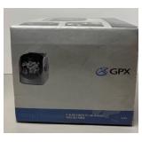 RR - New GPX TVP2 Portable Television 5in Black & White AM-FM Radio - Three-Way Power RR - New GPX TVP2 Portable Television 5in Black & White AM-FM Radio - Three-Way Power