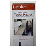 New Lasko Digital Ceramic Tower Heater - 1500W, Remote, 8-Hour Timer New Lasko Digital Ceramic Tower Heater - 1500W, Remote, 8-Hour Timer