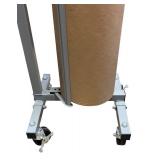 RR - Mobile Roll Paper Holder - Tan & Pink Rolls Included RR - Mobile Roll Paper Holder - Tan & Pink Rolls Included