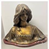 O - Art Nouveau Bust by Affortuanato Gory O - Art Nouveau Bust by Affortuanato Gory