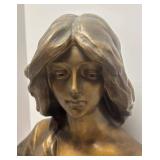 O - Art Nouveau Bust by Affortuanato Gory O - Art Nouveau Bust by Affortuanato Gory