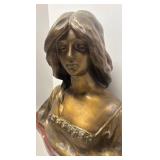 O - Art Nouveau Bust by Affortuanato Gory O - Art Nouveau Bust by Affortuanato Gory