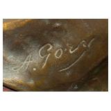 O - Art Nouveau Bust by Affortuanato Gory O - Art Nouveau Bust by Affortuanato Gory