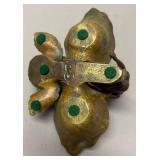 O - Vintage Art Nouveau Figural Inkstand O - Vintage Art Nouveau Figural Inkstand