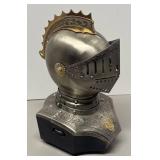 O - Heritage Knight Radio - Vintage Knight Helmet Desk Radio O - Heritage Knight Radio - Vintage Knight Helmet Desk Radio