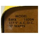 RR - Airline Vintage Tube Radio Model: 84KR RR - Airline Vintage Tube Radio Model: 84KR