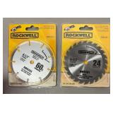 O - New Rockwell RK3441K 4-1/2 in Compact Circular Saw with Blades O - New Rockwell RK3441K 4-1/2 in Compact Circular Saw with Blades