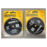 O - New Rockwell RK3441K 4-1/2 in Compact Circular Saw with Blades O - New Rockwell RK3441K 4-1/2 in Compact Circular Saw with Blades
