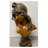 O - Art Nouveau Boston Bust Sculpture O - Art Nouveau Boston Bust Sculpture