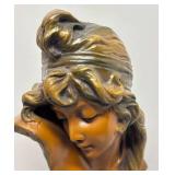 O - Art Nouveau Boston Bust Sculpture O - Art Nouveau Boston Bust Sculpture