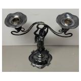 O - Vintage Art Nouveau Figural Candelabra O - Vintage Art Nouveau Figural Candelabra