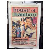 FR - Vintage House of Bamboo Movie Advertising Poster FR - Vintage House of Bamboo Movie Advertising Poster