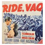 FR - Ride, Vaquero! Unframed Movie Poster - Technicolor Print FR - Ride, Vaquero! Unframed Movie Poster - Technicolor Print
