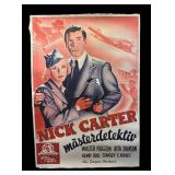 RR - Nick Carter Mästerdetektiv Vintage Unframed Linen Print RR - Nick Carter Mästerdetektiv Vintage Unframed Linen Print