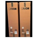 Pair of New Canton Ergo SC-S HiFi Loudspeakers 110V Walnut Finish Pair of New Canton Ergo SC-S HiFi Loudspeakers 110V Walnut Finish