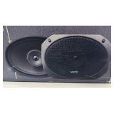 RR - Sanyo SP910 Coaxial Speaker System - 75W Automotive Sound RR - Sanyo SP910 Coaxial Speaker System - 75W Automotive Sound