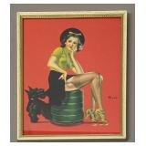 FR - Vintage Pinup Print by Irving Winer FR - Vintage Pinup Print by Irving Winer
