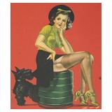 FR - Vintage Pinup Print by Irving Winer FR - Vintage Pinup Print by Irving Winer