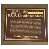 RR - RCA 100-A Loudspeaker - Vintage Console Speaker RR - RCA 100-A Loudspeaker - Vintage Console Speaker