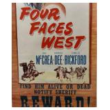 RR - Four Faces West Unframed Poster RR - Four Faces West Unframed Poster