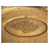 DR - Vintage Art Nouveau Centerpiece Bowl With Twin Female Figures On Ornate Stand DR - Vintage Art Nouveau Centerpiece Bowl With Twin Female Figures On Ornate Stand