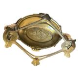 DR - Vintage Art Nouveau Centerpiece Bowl With Twin Female Figures On Ornate Stand DR - Vintage Art Nouveau Centerpiece Bowl With Twin Female Figures On Ornate Stand