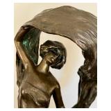 BR - Lucien Alliot Loïe Fuller Art Nouveau Bronze Sculpture / Attributed To BR - Lucien Alliot Loïe Fuller Art Nouveau Bronze Sculpture / Attributed To