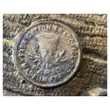 DR - Richesse Par Bessonnes - Antique French Cast Metal Angel Sculpture DR - Richesse Par Bessonnes - Antique French Cast Metal Angel Sculpture