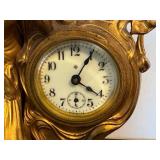 DR - Antique Ansonia Clock Co. Figural Clock - Art Nouveau DR - Antique Ansonia Clock Co. Figural Clock - Art Nouveau