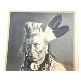 DR - Chief Weasel Tail Photo Print - Glacier National Park, Antique Framed Portrait DR - Chief Weasel Tail Photo Print - Glacier National Park, Antique Framed Portrait
