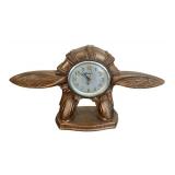 BR - Gibraltar Electric Clock Co. No. 290 Winged Plane Mantel Clock BR - Gibraltar Electric Clock Co. No. 290 Winged Plane Mantel Clock
