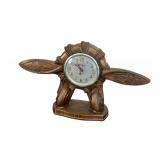 BR - Gibraltar Electric Clock Co. No. 290 Winged Plane Mantel Clock BR - Gibraltar Electric Clock Co. No. 290 Winged Plane Mantel Clock